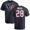 Navy Men's Joe Mixon Houston Texans Logo T-Shirt -