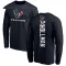 Navy Men's Ka'dar Hollman Houston Texans Backer Long Sleeve T-Shirt -