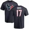 Navy Men's Kris Boyd Houston Texans Logo T-Shirt -