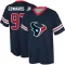 Navy Men's Mario Edwards Jr. Houston Texans Game Day V-Neck T-Shirt