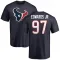 Navy Men's Mario Edwards Jr. Houston Texans Logo T-Shirt -