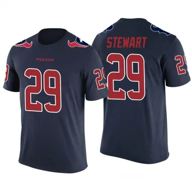 Navy Men's M.J. Stewart Houston Texans Color Rush T-Shirt