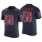 Navy Men's Scott Quessenberry Houston Texans Color Rush T-Shirt