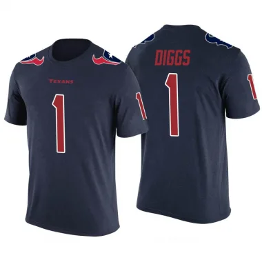 Navy Men's Stefon Diggs Houston Texans Color Rush T-Shirt