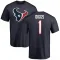 Navy Men's Stefon Diggs Houston Texans Logo T-Shirt -