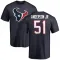 Navy Men's Will Anderson Jr. Houston Texans Logo T-Shirt -