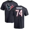 Navy Men's Zach Thomas Houston Texans Logo T-Shirt -