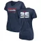 Navy Women's Brandon Hill Houston Texans Retro V-Neck T-Shirt -