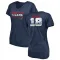 Navy Women's Case Keenum Houston Texans Retro V-Neck T-Shirt -