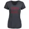 Navy Women's Christian Harris Houston Texans Flanker T-Shirt -