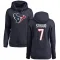 Navy Women's C.J. Stroud Houston Texans Pro Line Logo Pullover Hoodie