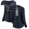 Navy Women's D'Angelo Ross Houston Texans Backer Slim Fit Long Sleeve T-Shirt -