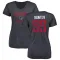 Navy Women's Danielle Hunter Houston Texans Distressed V-Neck T-Shirt