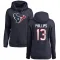 Navy Women's Del'Shawn Phillips Houston Texans Pro Line Logo Pullover Hoodie