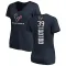 Navy Women's Henry To'oTo'o Houston Texans Backer Slim Fit T-Shirt -