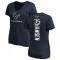 Navy Women's Jake Hansen Houston Texans Backer Slim Fit T-Shirt -