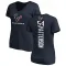 Navy Women's Jarrett Patterson Houston Texans Backer Slim Fit T-Shirt -