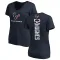 Navy Women's Jerry Hughes Houston Texans Backer Slim Fit T-Shirt -