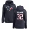 Navy Women's Ka'dar Hollman Houston Texans Pro Line Logo Pullover Hoodie