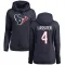 Navy Women's Kamari Lassiter Houston Texans Pro Line Logo Pullover Hoodie