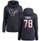 Navy Women's Laremy Tunsil Houston Texans Pro Line Logo Pullover Hoodie