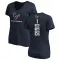 Navy Women's Stefon Diggs Houston Texans Backer Slim Fit T-Shirt -