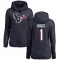 Navy Women's Stefon Diggs Houston Texans Pro Line Logo Pullover Hoodie