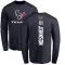 Navy Youth Andre Johnson Houston Texans Backer Long Sleeve T-Shirt -