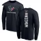 Navy Youth Case Keenum Houston Texans Backer Long Sleeve T-Shirt -