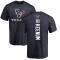 Navy Youth Case Keenum Houston Texans Backer T-Shirt -