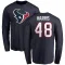 Navy Youth Christian Harris Houston Texans Logo Long Sleeve T-Shirt -