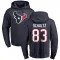 Navy Youth Dalton Schultz Houston Texans Pro Line Logo Pullover Hoodie