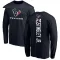 Navy Youth Derek Stingley Jr. Houston Texans Backer Long Sleeve T-Shirt -