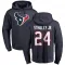 Navy Youth Derek Stingley Jr. Houston Texans Pro Line Logo Pullover Hoodie