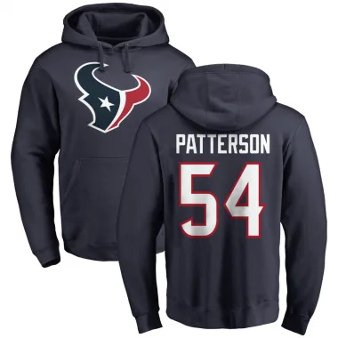 Navy Youth Jarrett Patterson Houston Texans Pro Line Logo Pullover Hoodie