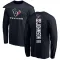 Navy Youth Johnny Johnson III Houston Texans Backer Long Sleeve T-Shirt -