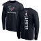 Navy Youth Kamari Lassiter Houston Texans Backer Long Sleeve T-Shirt -