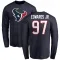 Navy Youth Mario Edwards Jr. Houston Texans Logo Long Sleeve T-Shirt -