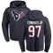 Navy Youth Mario Edwards Jr. Houston Texans Pro Line Logo Pullover Hoodie