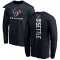 Navy Youth Tim Settle Jr. Houston Texans Backer Long Sleeve T-Shirt -