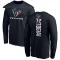 Navy Youth Tommy Togiai Houston Texans Backer Long Sleeve T-Shirt -