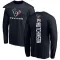 Navy Youth Xavier Hutchinson Houston Texans Backer Long Sleeve T-Shirt -