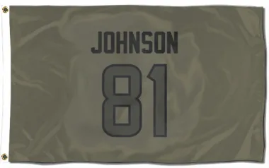 Olive Houston Texans Andre Johnson   Flag (3 X 5)