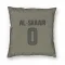 Olive Houston Texans Azeez Al-Shaair   Pillow Cover (18 X 18)