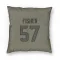 Olive Houston Texans Blake Fisher   Pillow Cover (18 X 18)