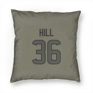 Olive Houston Texans Brandon Hill   Pillow Cover (18 X 18)