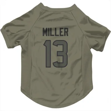 Olive Houston Texans Braxton Miller   Dog & Cat Pet Jersey