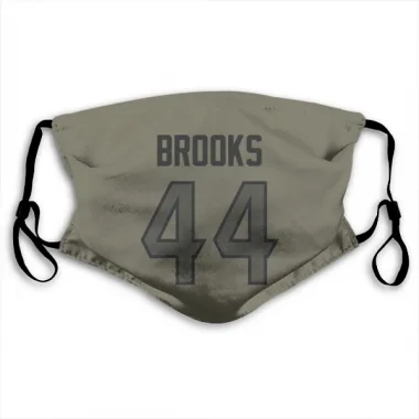 Olive Houston Texans British Brooks   Face Mask