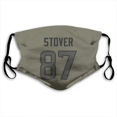 Olive Houston Texans Cade Stover   Face Mask