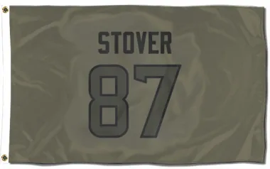 Olive Houston Texans Cade Stover   Flag (3 X 5)